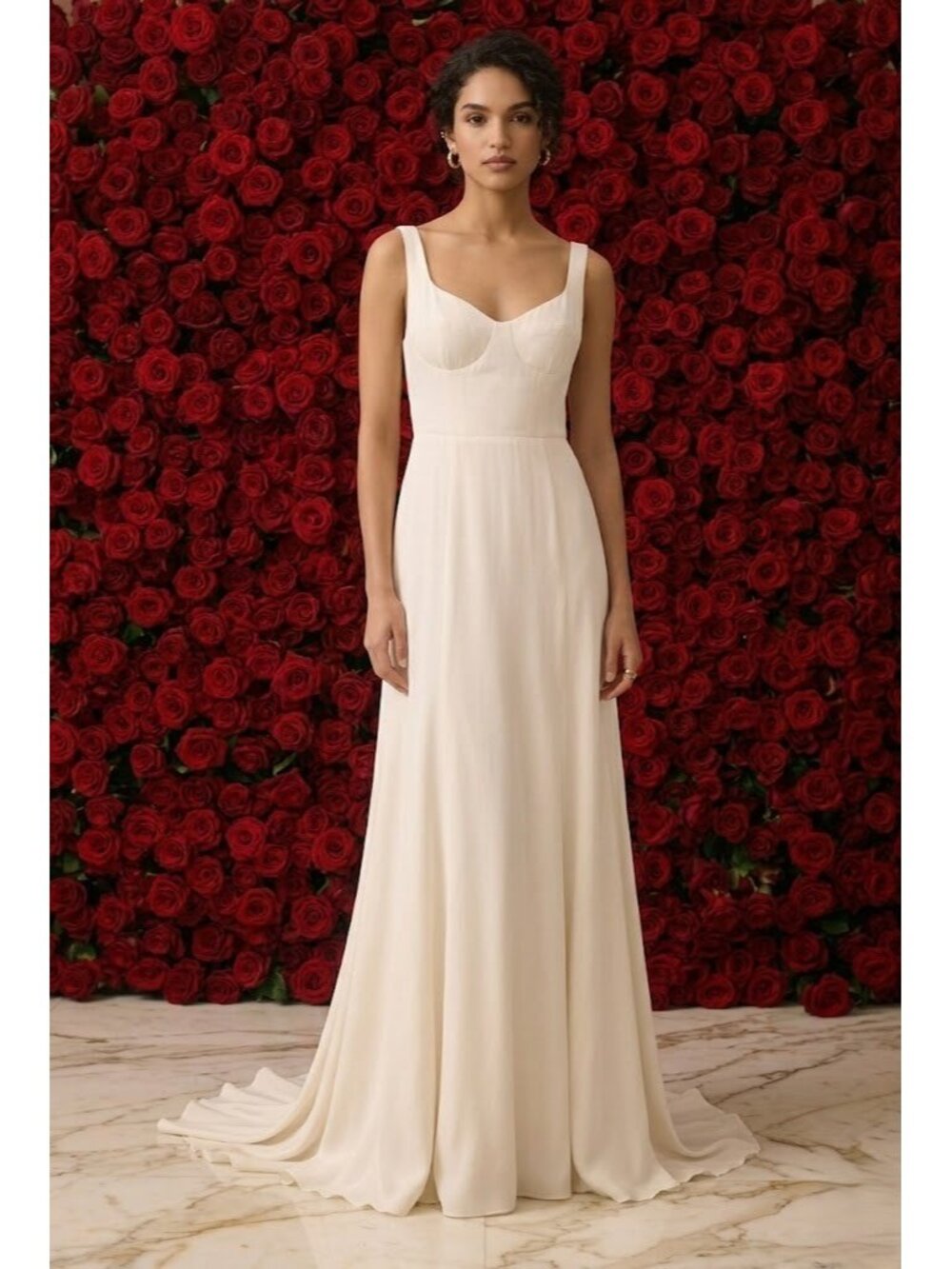 NWT Reformation Lecce Maxi in Ivory Full Length Tank Dress 6 $428